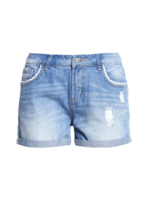 Straight Jeans Shorts